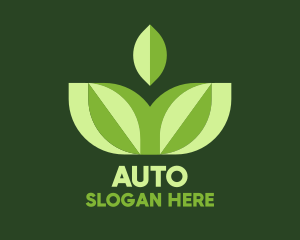 Earth - Yoga Green Leaf logo design