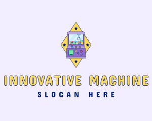 Arcade Claw Machine logo design