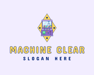 Arcade Claw Machine logo design