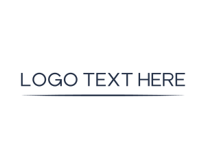 Wordmark - Generic Underline Industry logo design