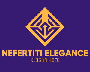 Golden Elegant Square logo design