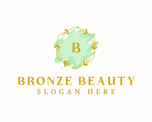 Luxury Floral Cosmetics logo design