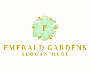 Luxury Floral Cosmetics logo design