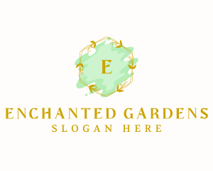 Luxury Floral Cosmetics logo design