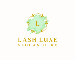 Luxury Floral Cosmetics logo design