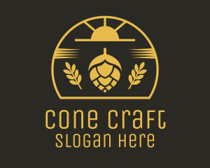 Cone - Pine Cone Harvest logo design