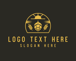 Wood - Pine Cone Harvest logo design