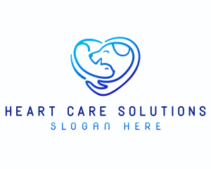 Petcare Love Hands logo design