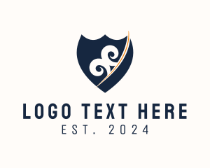 Security - Decorative Security Shield logo design