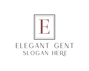 Elegant Serif Business logo design