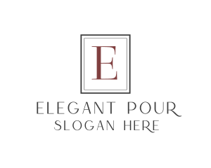 Elegant Serif Business logo design