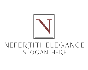 Elegant Serif Business logo design