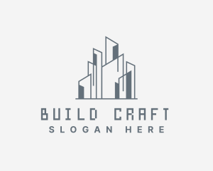 Minimalist Building Architecture logo design