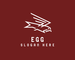 Aeronautics - Flying Bird Eagle logo design
