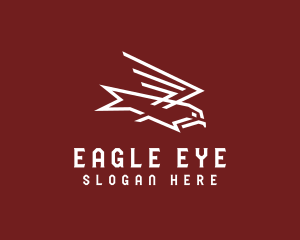 Flying Bird Eagle logo design