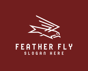 Flying Bird Eagle logo design