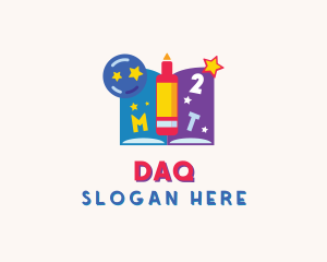 Child - Kindergarten Art Book logo design