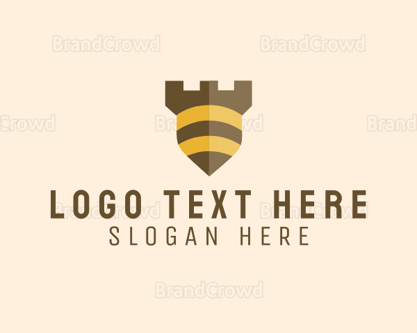 Bee Security Shield Logo