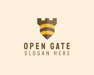 Gateway - Bee Security Shield logo design