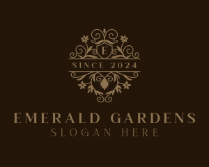 Luxury Floral Wedding logo design