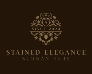 Luxury Floral Wedding logo design