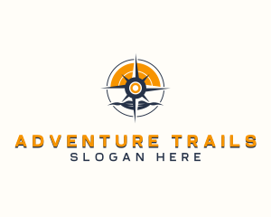 Adventure Navigation Compass logo design