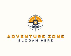 Adventure Navigation Compass logo design