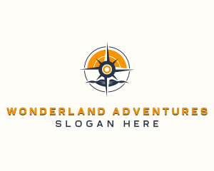 Adventure Navigation Compass logo design