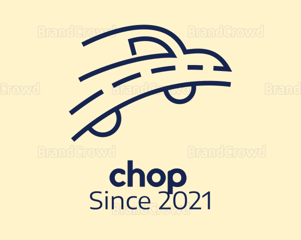 Blue Road Car Logo
