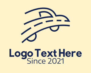 Vehicle - Blue Road Car logo design