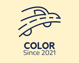 Auto Garage - Blue Road Car logo design