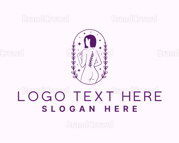 Sexy Woman Skincare Logo