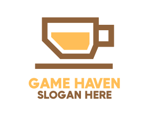 Latte - Coffee Flash Drive logo design