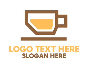 Latte - Coffee Flash Drive logo design