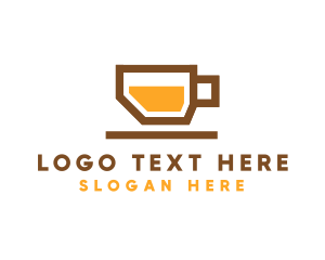 Flash Drive - Coffee Cup Cafe logo design