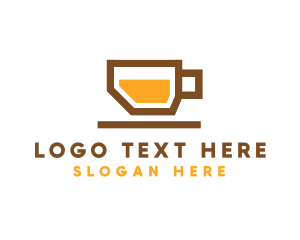 Fuel Gauge - Coffee Cup Cafe logo design