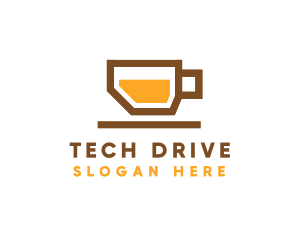 Usb - Coffee Cup Cafe logo design