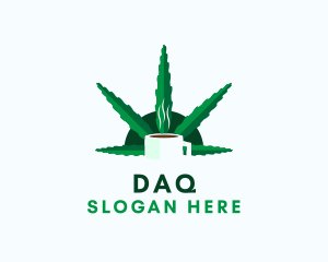 Pub - Marijuana Leaf Beverage logo design
