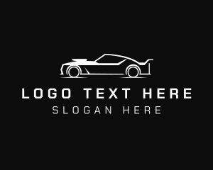 Rideshare - Auto Racing Vehicle logo design