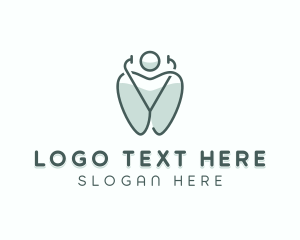 Tooth - Dentist Orthodontics Stethoscope logo design
