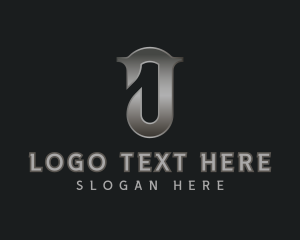 Expensive - Luxury Metallic Letter J logo design