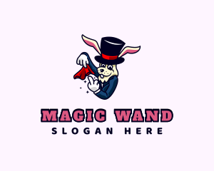 Obscene Magician Rabbit logo design