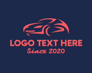 car racing logo design