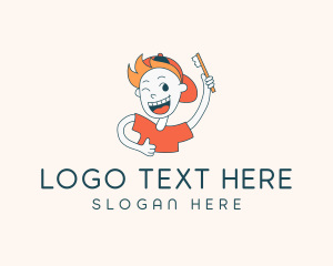 Boy - Kids Pediatric Dental Clinic logo design