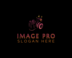 Camera Lens Photography logo design