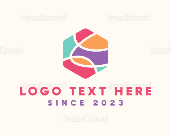 Generic Pastel Hexagon Logo