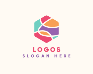 Generic Pastel Hexagon Logo