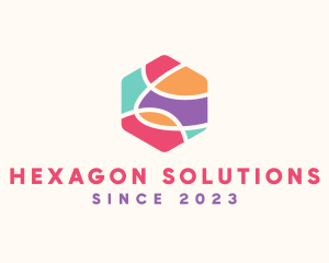 Generic Pastel Hexagon logo design