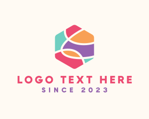 App - Generic Pastel Hexagon logo design
