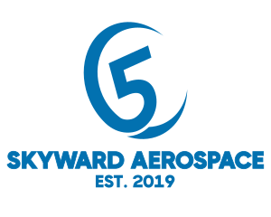 Aerospace - Orbit Number 5 logo design